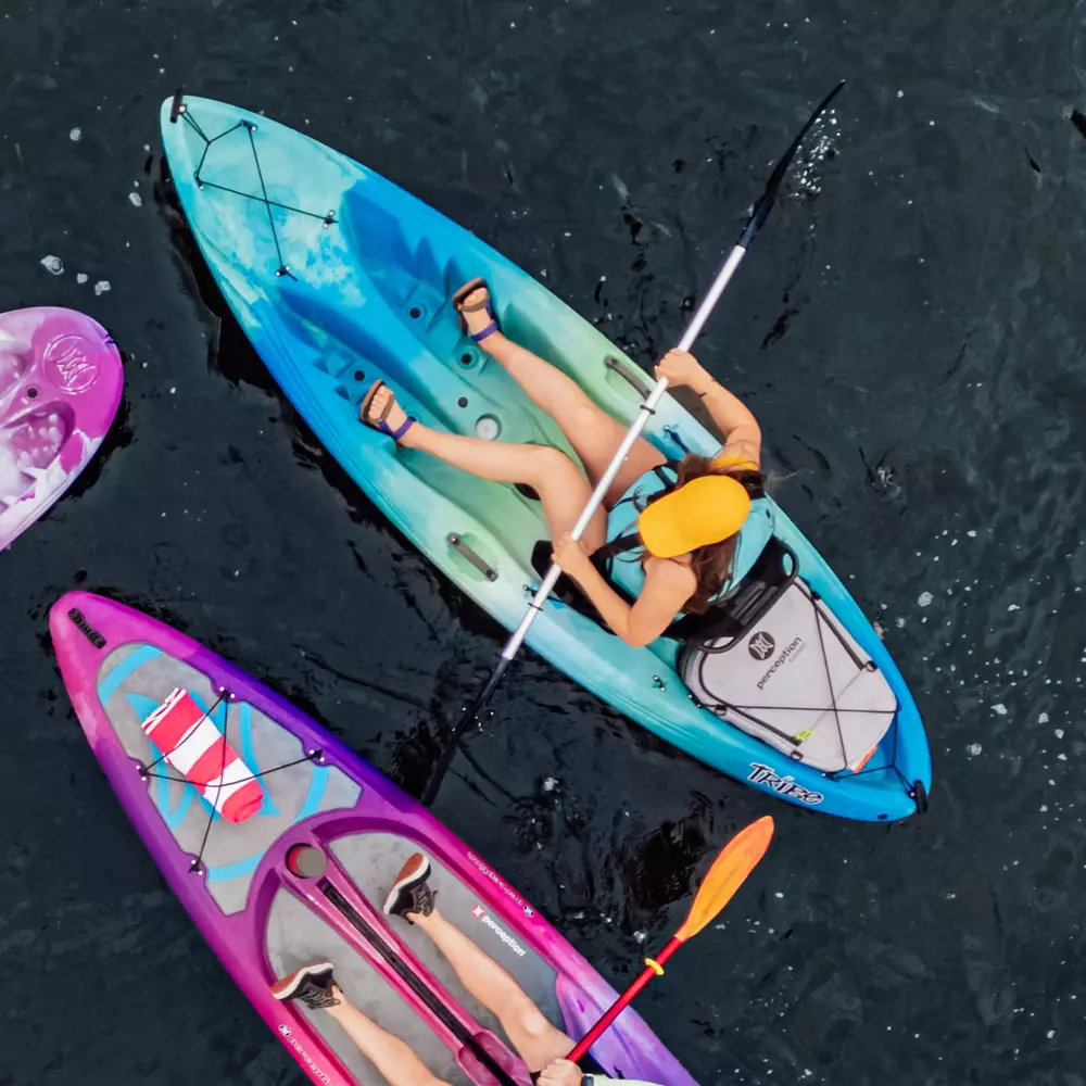 PELICAN - Junior Kayak Paddle 183 cm (72") - Black - PS1150-00 - LIFE STYLE 2