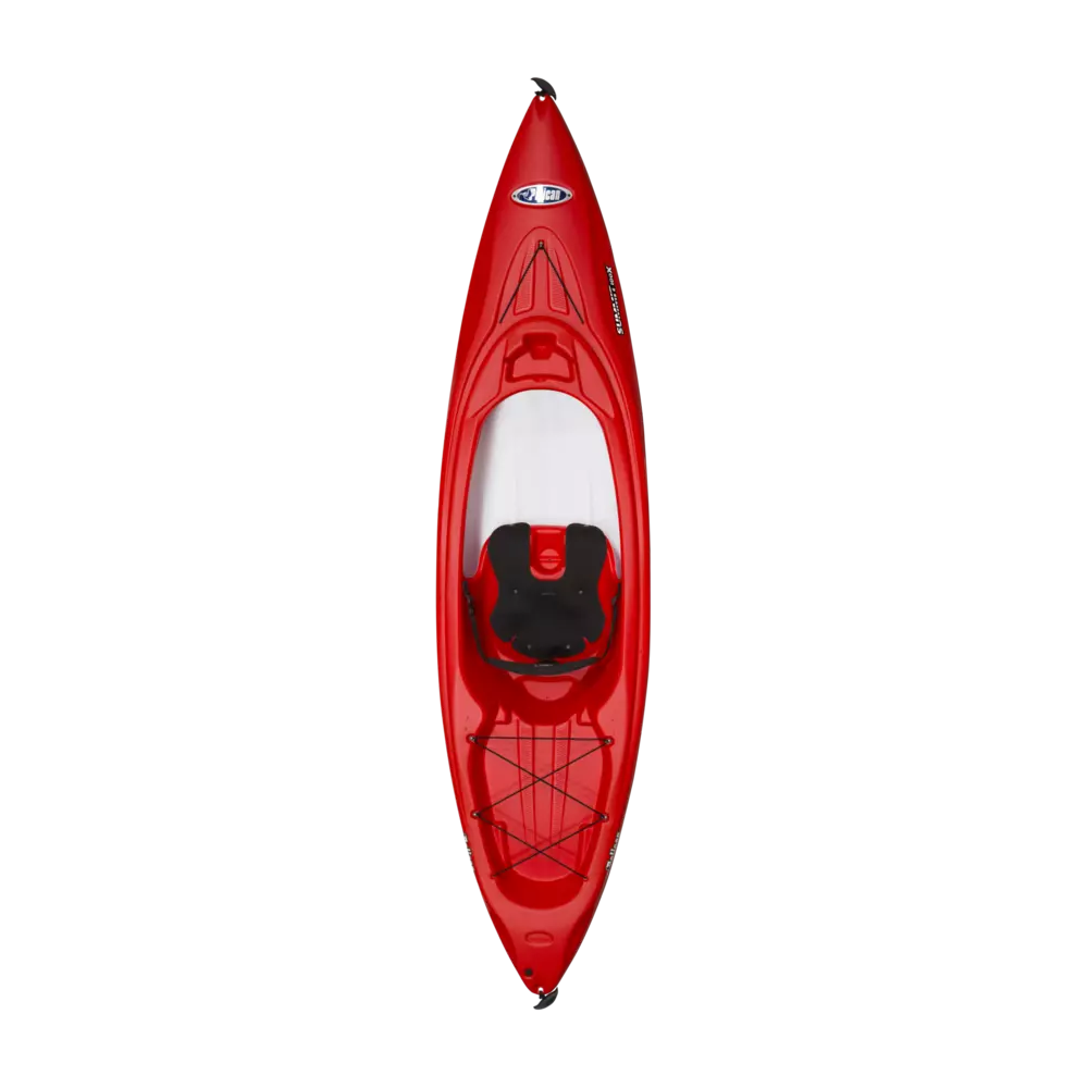 PELICAN - Summit 100X Recreational Kayak - Red - KSA10P100 - TOP