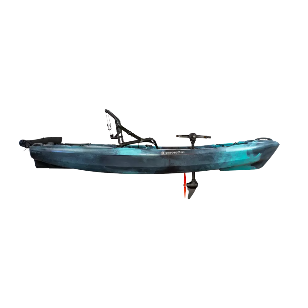 PERCEPTION - Crank 10.0 Recreational Kayak - Aqua - 9351805178 - SIDE