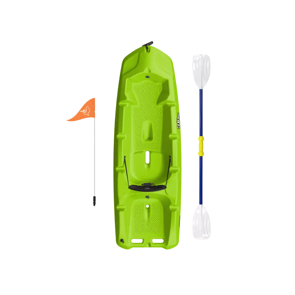 PELICAN - SOLO EVO DLX Kids Kayak with Paddle - Green - MJS06P505 - TOP