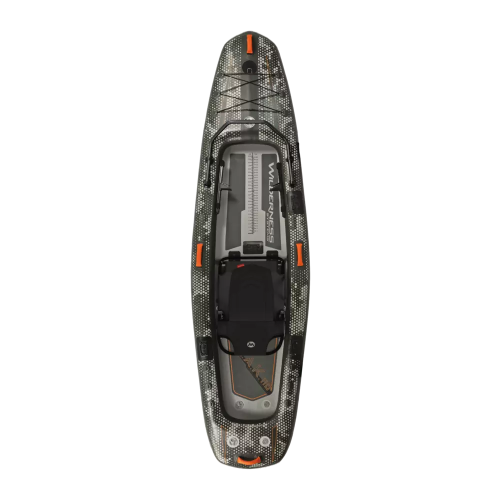 WILDERNESS SYSTEMS - Inflatable Drop-stitch Fishing Kayak iATAK 110 - Brown - 9751154801 - TOP