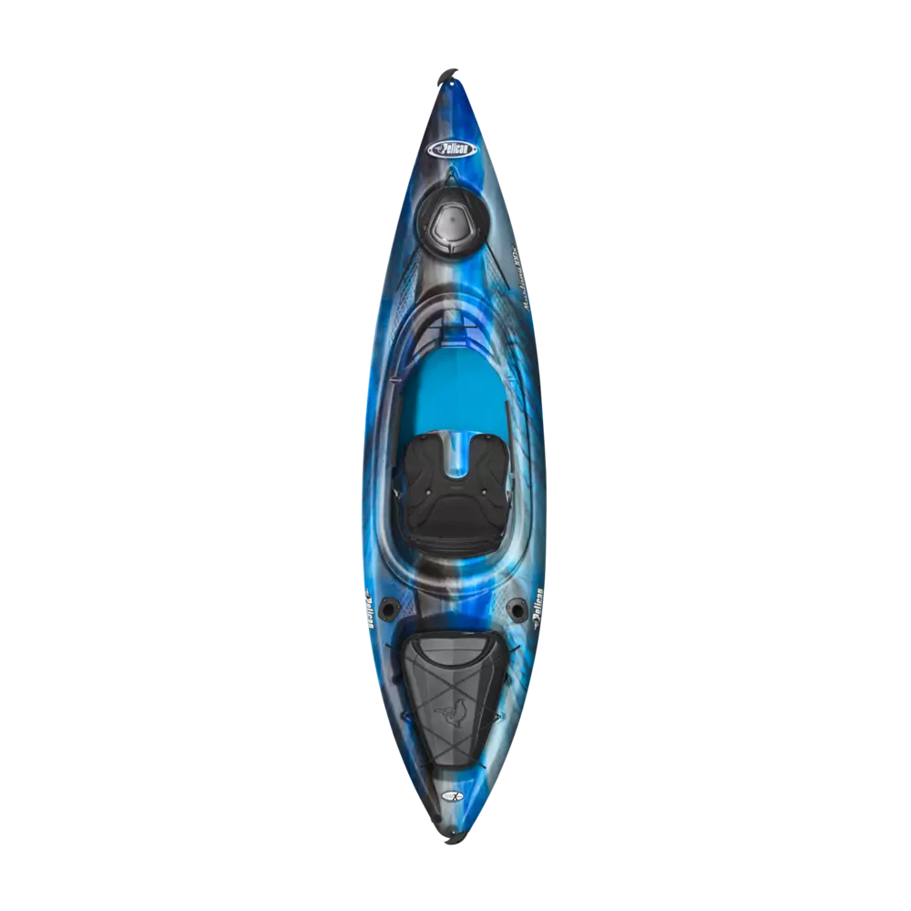 PELICAN - Mustang 100X EXO Recreational Kayak - Grey - KYF10P300 - TOP