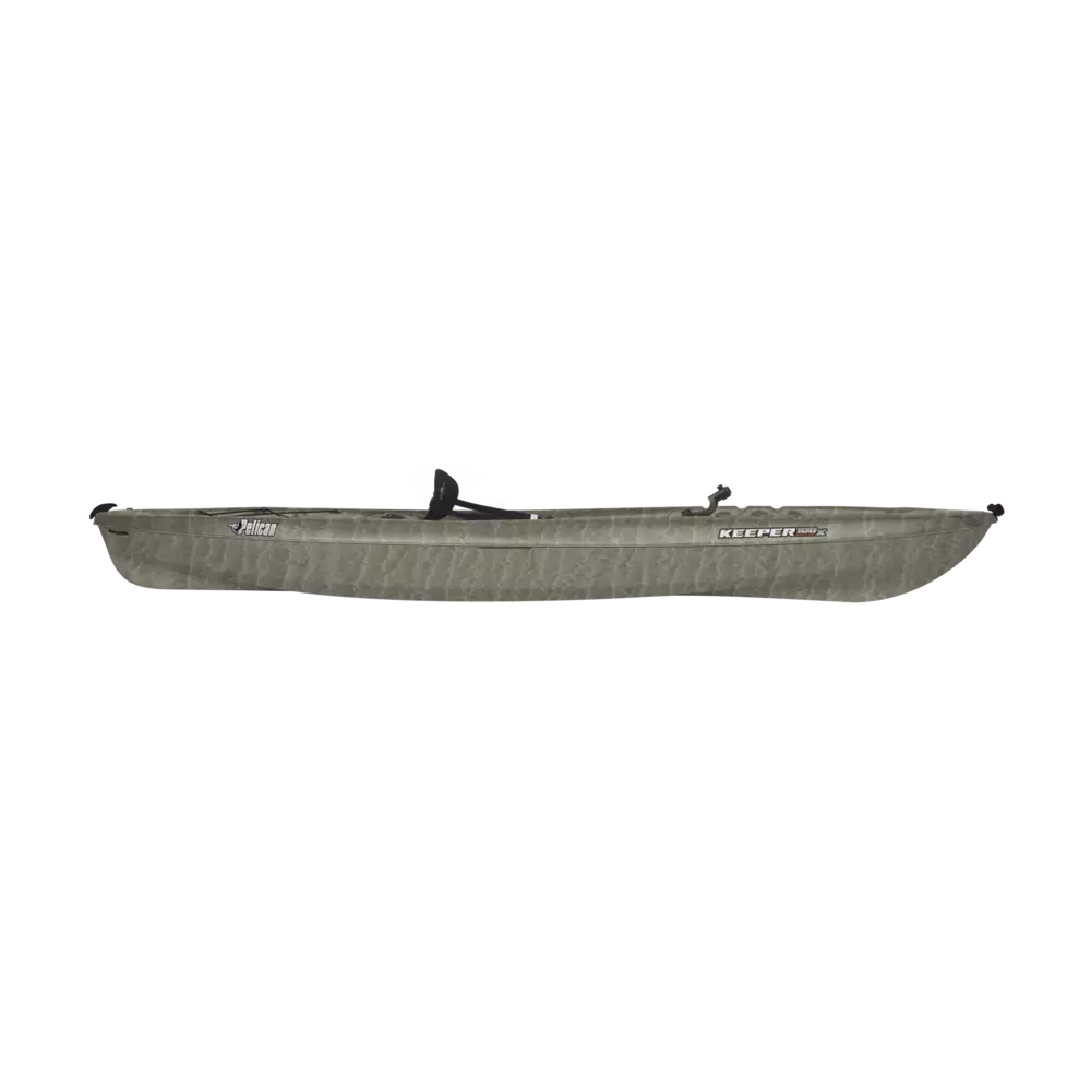 PELICAN - Keeper 100X Angler Fishing Kayak - Grey - KVF10P401 - SIDE