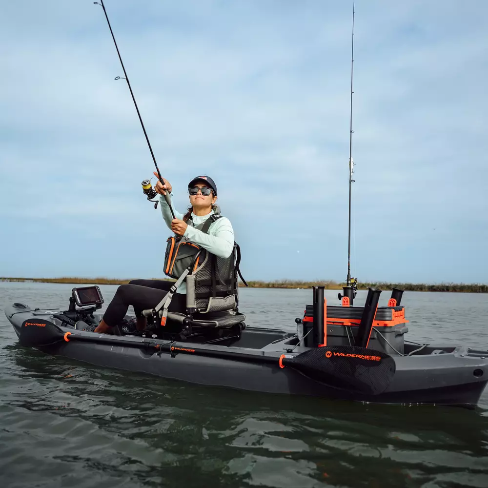 WILDERNESS SYSTEMS - Radar 135 Fishing Kayak - Aqua - 9750907192 - LIFE STYLE 1