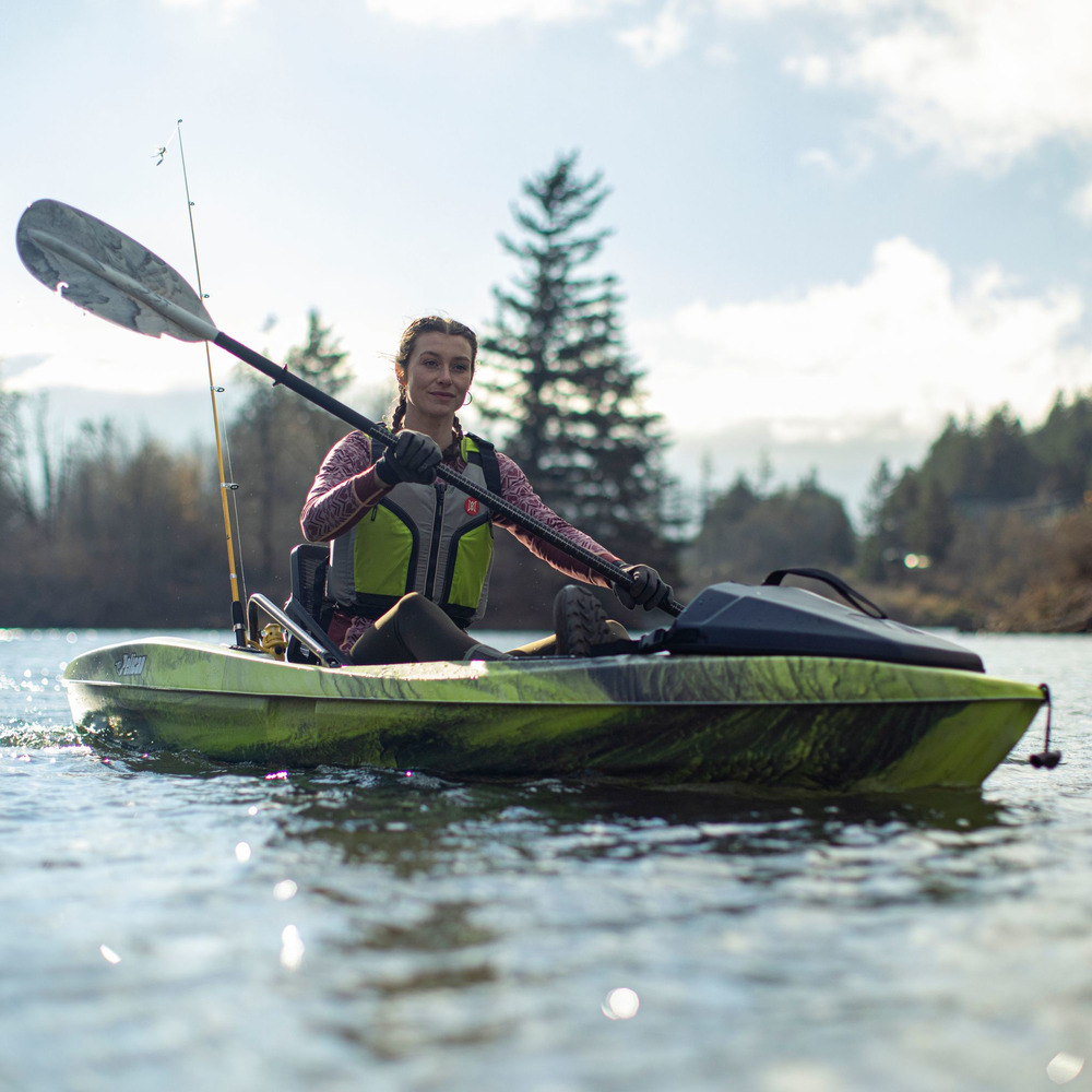 PELICAN - SEEK 100XP Angler Fishing Kayak - Grey - MKL10P905 - LIFE STYLE 1