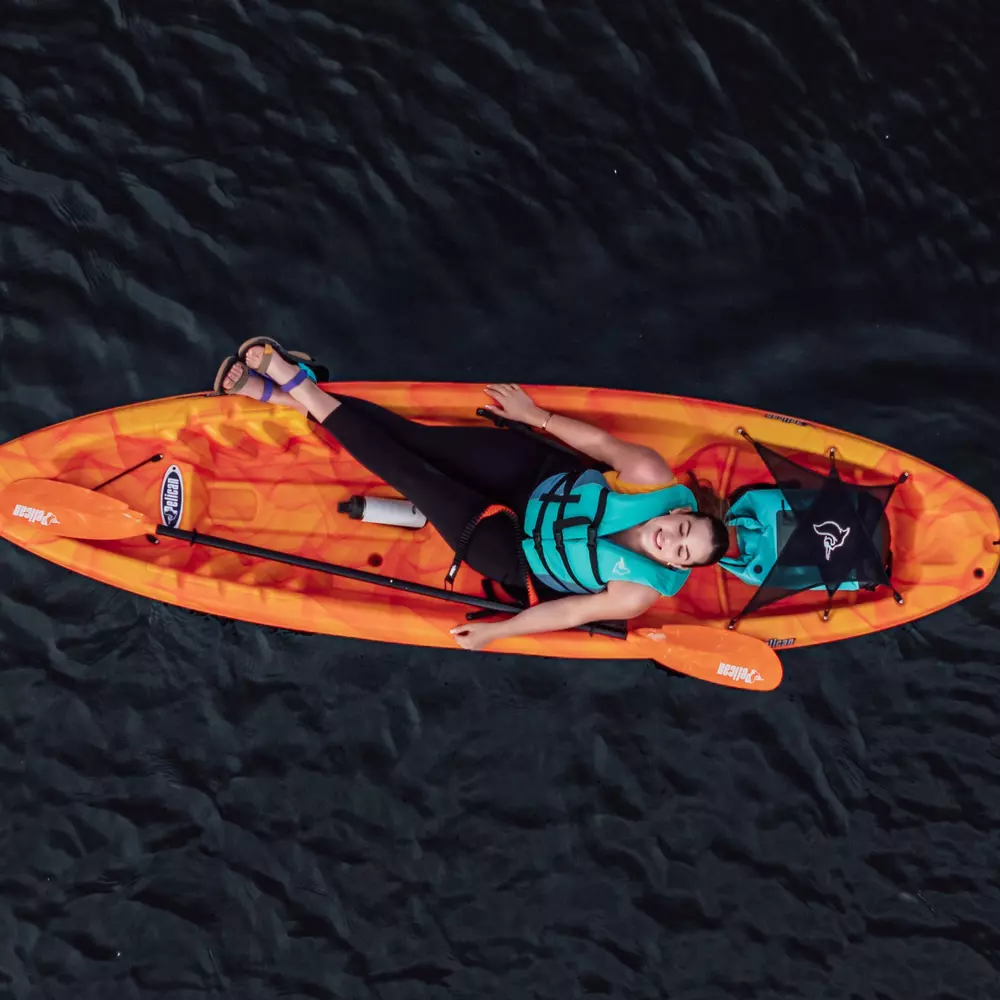 PELICAN - Sentinel 100X Recreational Kayak - Discontinued color/model - Yellow - KVF10P100-00 - LIFE STYLE 2