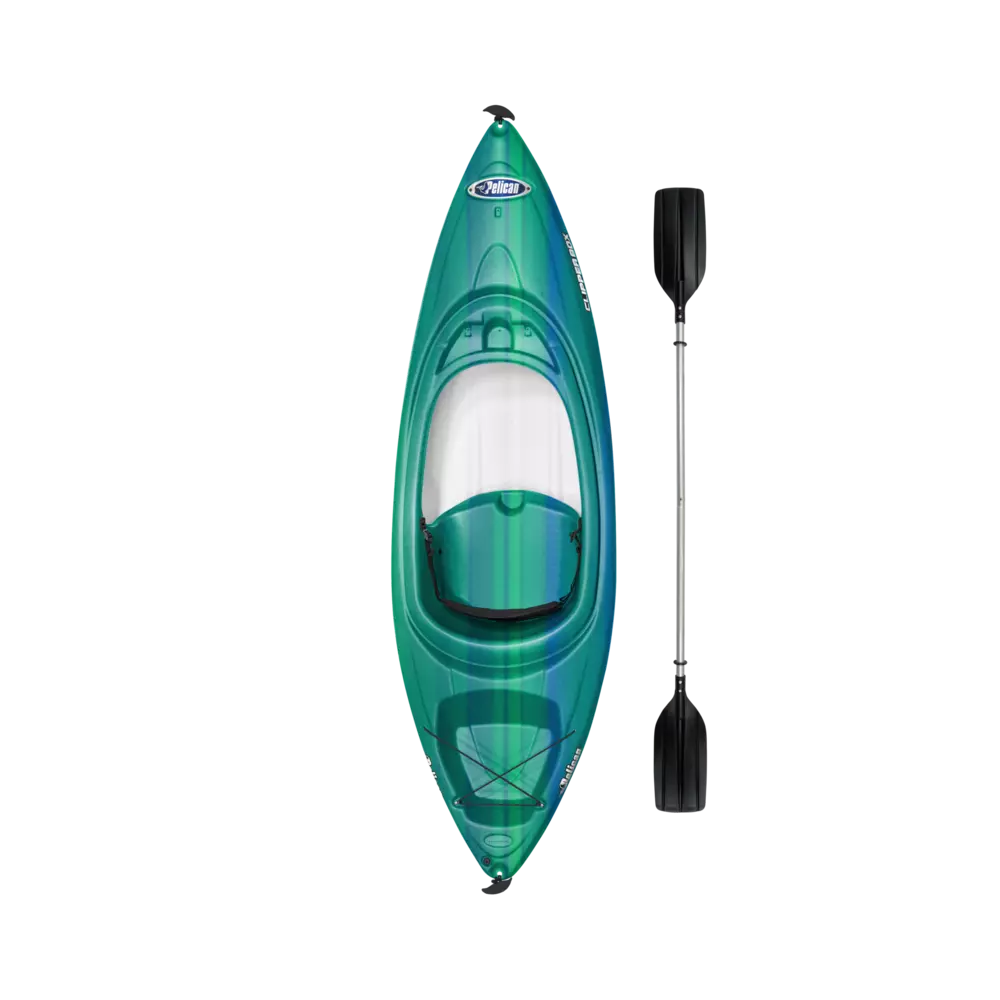PELICAN - CLIPPER 80X  Recreational Kayak with Paddle - Blue - KFF08P205 - TOP