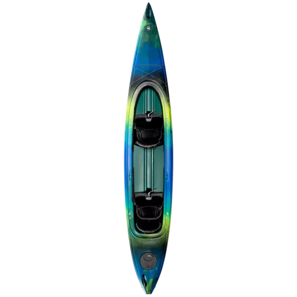 WILDERNESS SYSTEMS - Pamlico 145T Recreational Kayak - Blue - 9730455142 - TOP