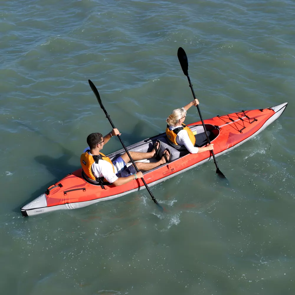 ADVANCED ELEMENTS - AdvancedFrame™ Convertible Elite Kayak with Pump - Red - AE1007-E-P - LIFE STYLE 1