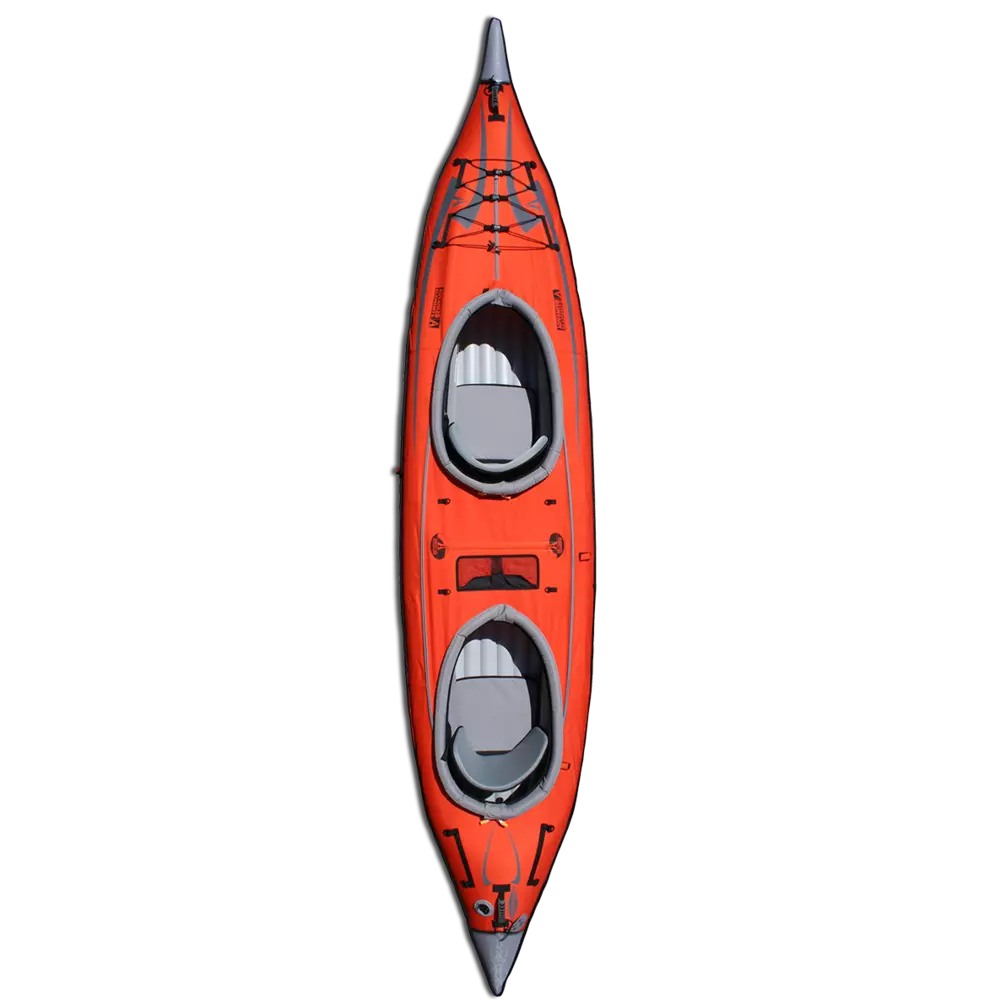 ADVANCED ELEMENTS - AdvanceFrame® Convertible Conversion Deck – Double - Green - AE2022-G - TOP