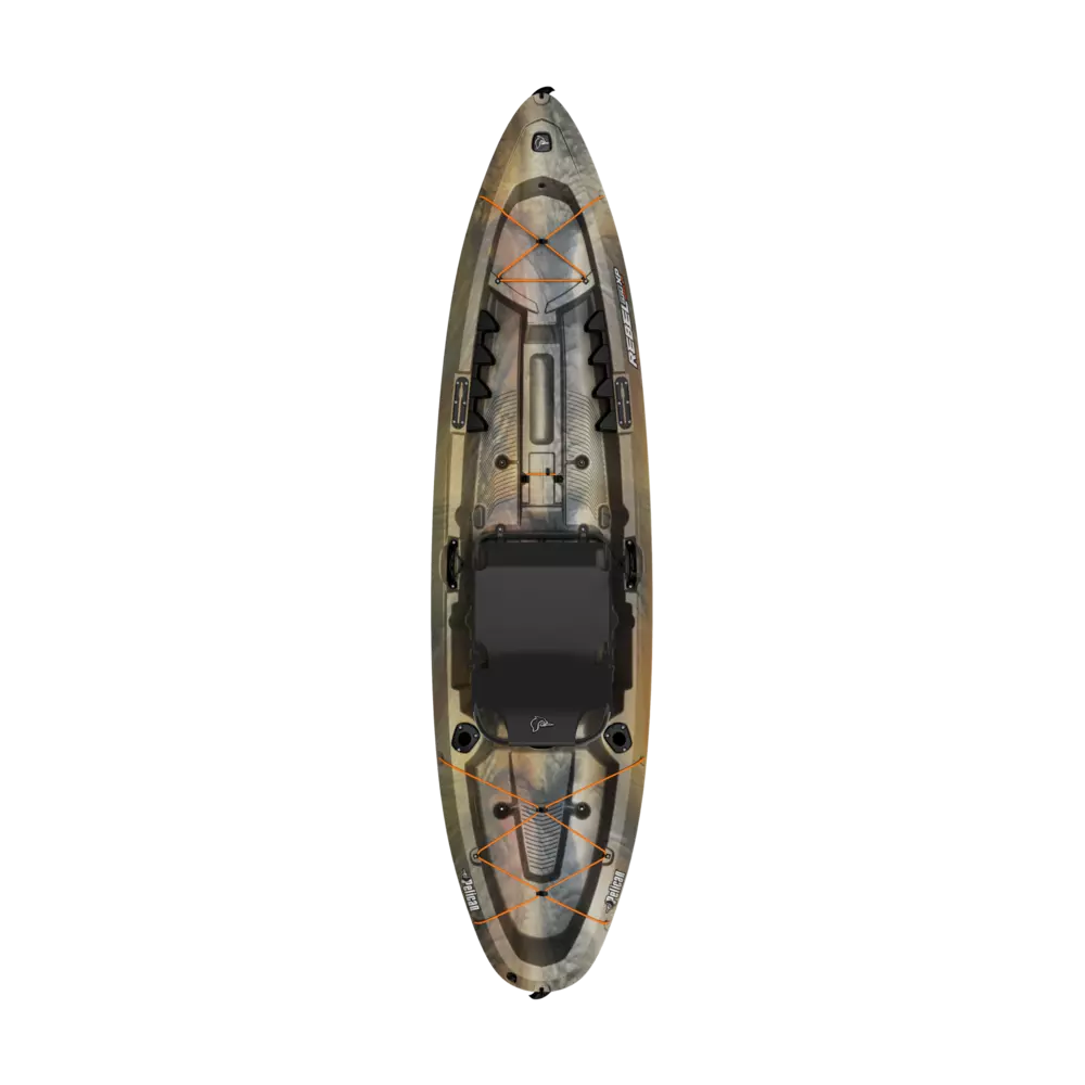 PELICAN - Rebel 100XP Angler Fishing Kayak - Grey - MGF10P301 - TOP