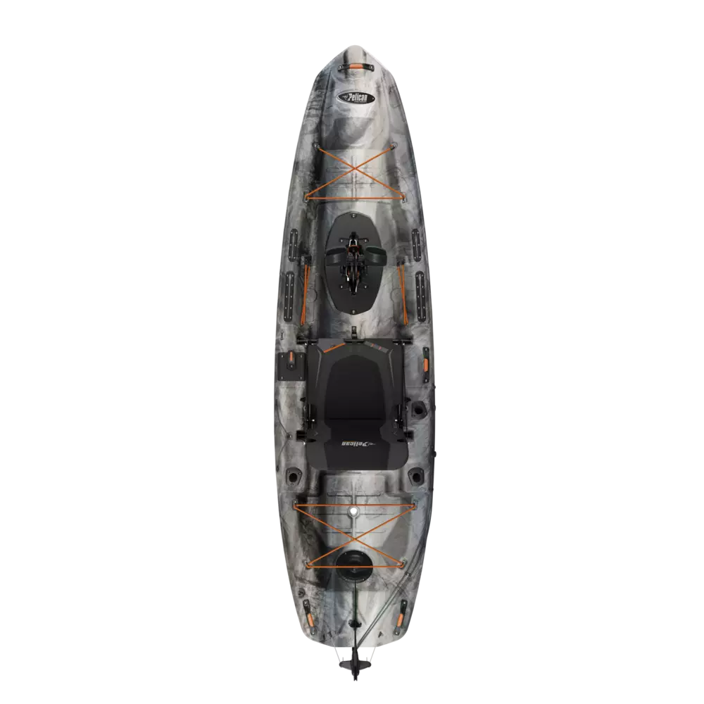 PELICAN - Catch 110 HDII Fishing Kayak - Grey - KRP11P200 - TOP
