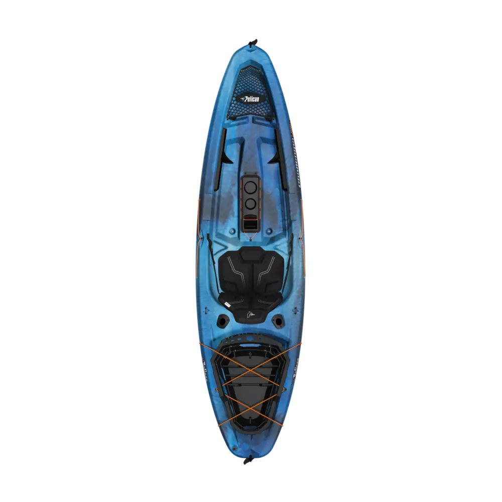 PELICAN - Challenger 100X Angler Fishing Kayak - Grey - MBL10P605 - TOP