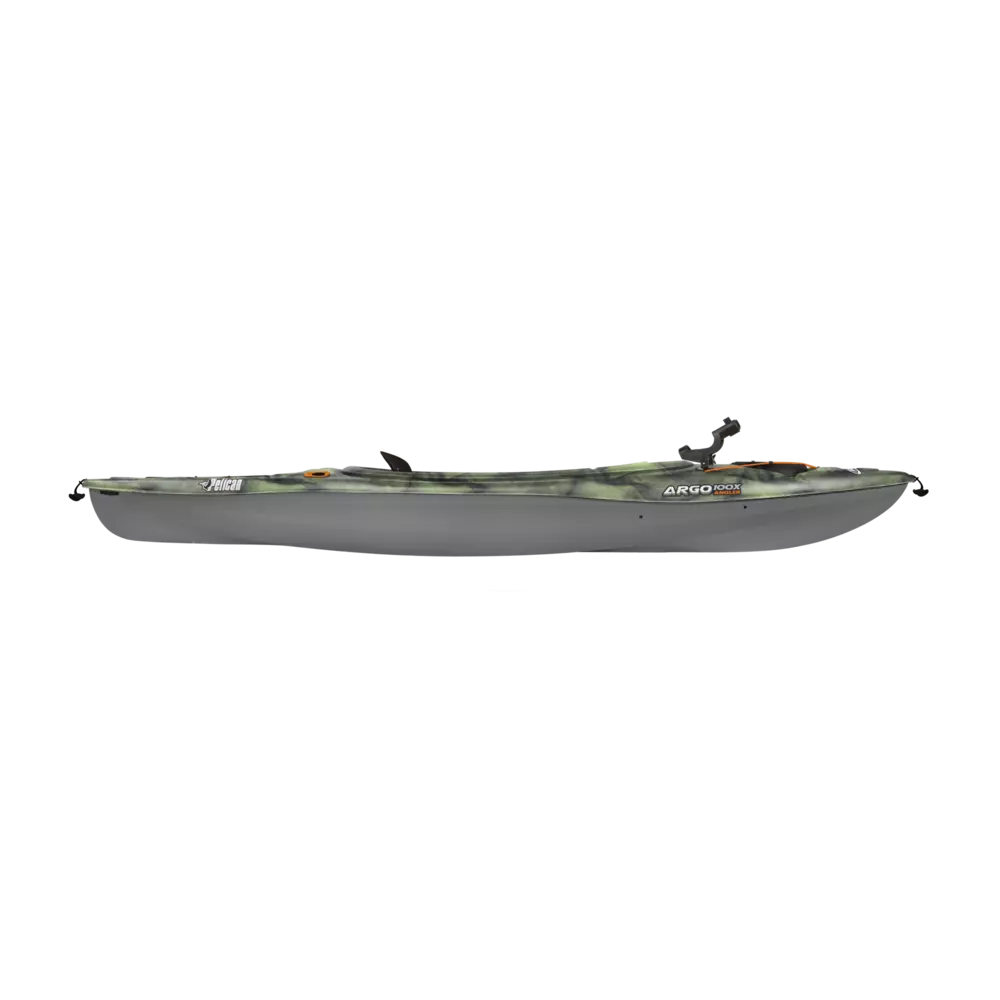 PELICAN - Argo 100X Angler Fishing Kayak - Grey - KFF10P204-00 - SIDE
