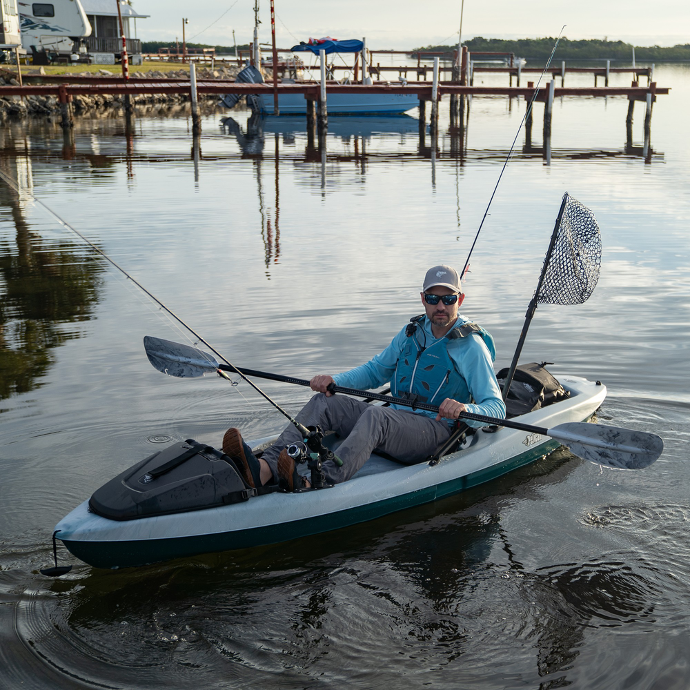 PELICAN - SEEK 100XP Angler Fishing Kayak - Grey - MKL10P505-00 - LIFE STYLE 3