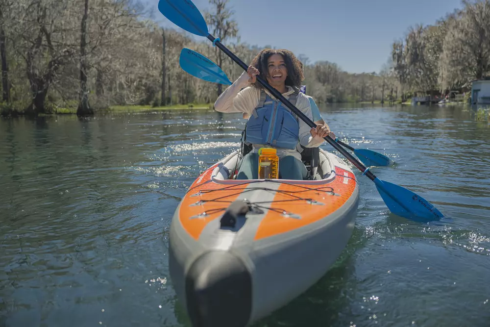 ADVANCED ELEMENTS - AirVolution2™ Pro Recreational Kayak with Pump -  - AE3030-O - LIFE STYLE 2