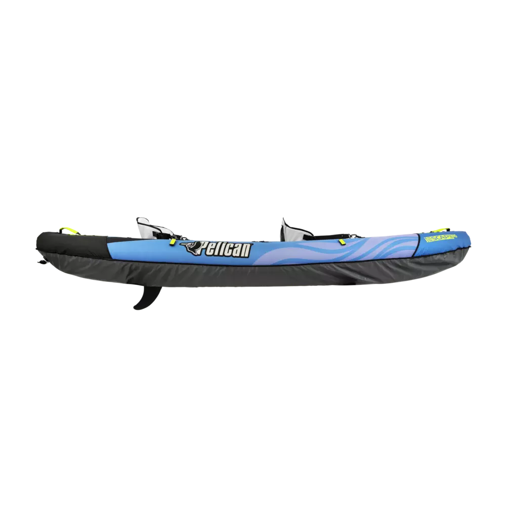 PELICAN - Convertible Inflatable Tandem Kayak iESCAPE 110 - Blue - MMG11P104 - SIDE