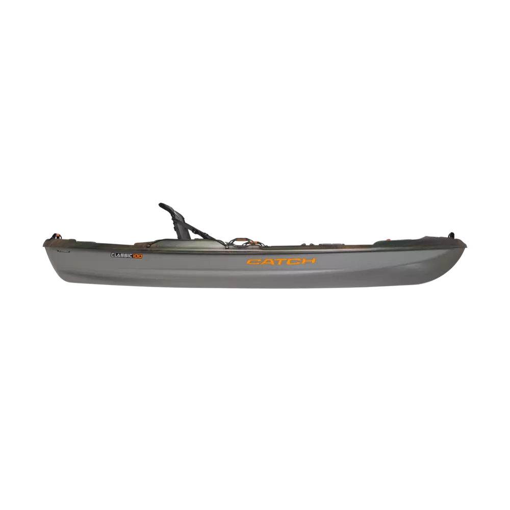 PELICAN - Catch Classic 100 Fishing Kayak - Green - KRP10P104-00 - SIDE