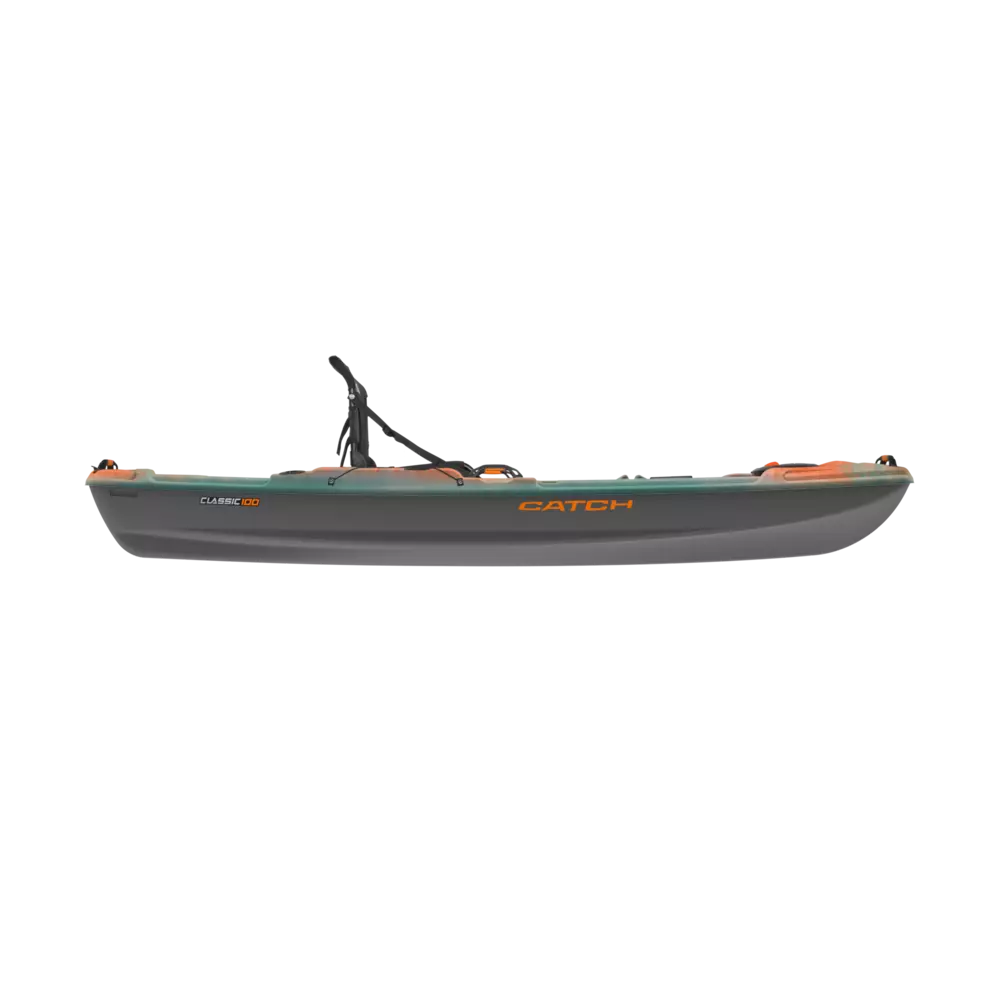 PELICAN - Catch Classic 100 Fishing Kayak - Green - KRP10P104-00 - SIDE