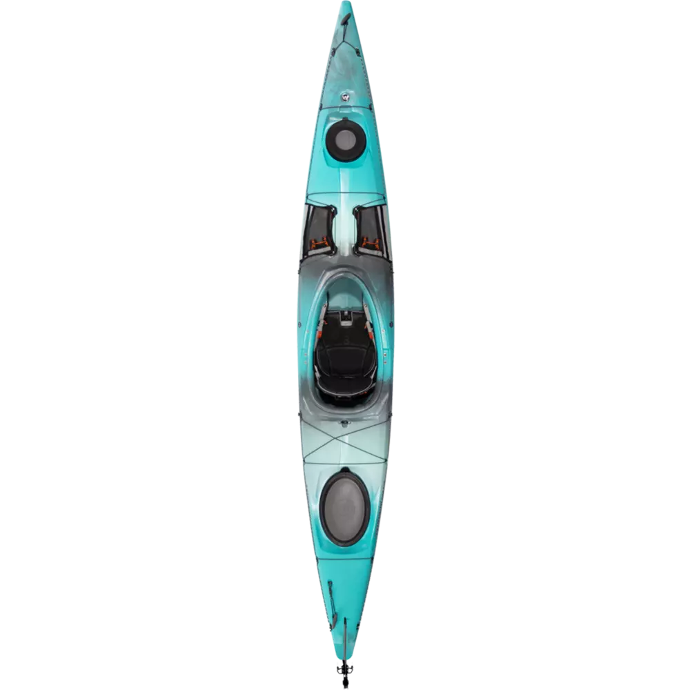 WILDERNESS SYSTEMS - Tsunami 140 Day Touring Kayak with Rudder - Blue - 9720418179 - TOP