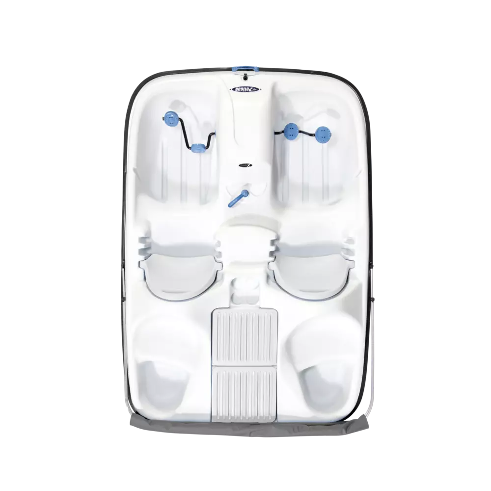 PELICAN - Monaco DLX Pedal Boat with Canopy - White - HHA25P109-00 - TOP