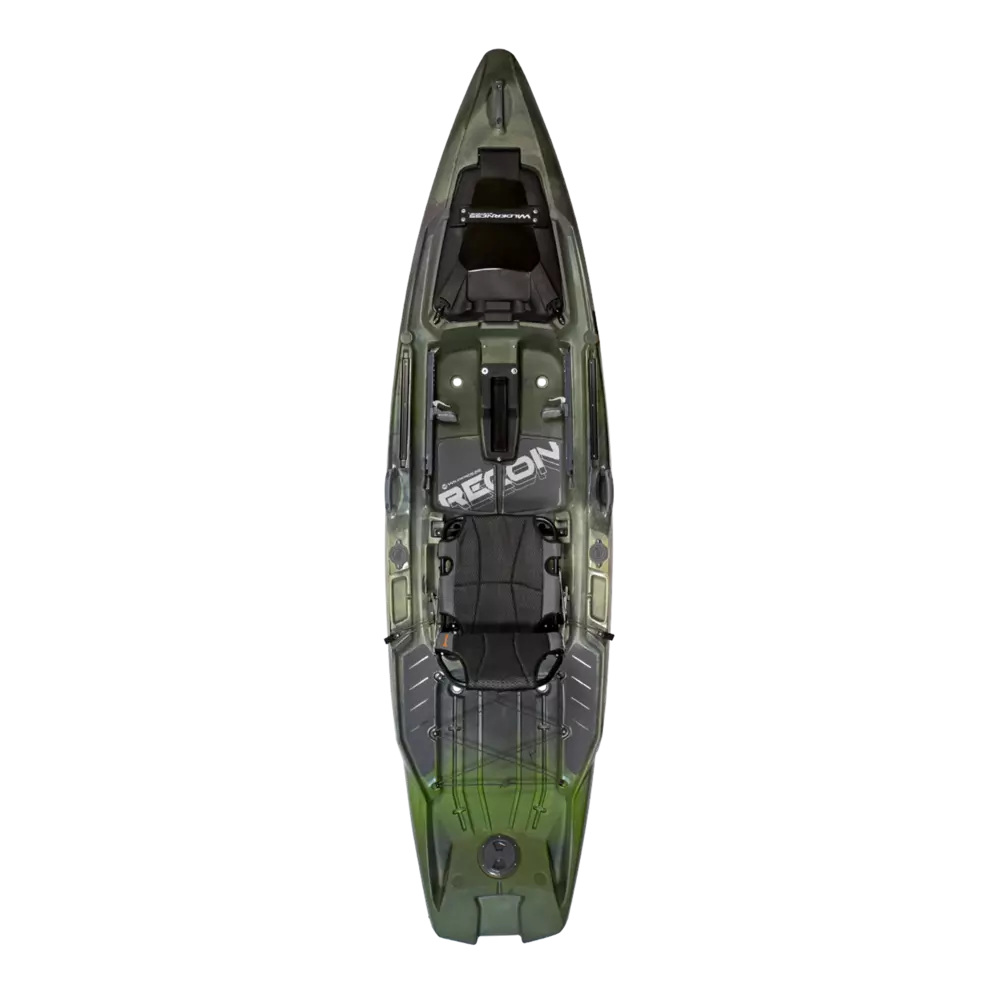 WILDERNESS SYSTEMS - RECON 120 Fishing Kayak with AirPro ACES seat - Brown - 9751104182 - TOP