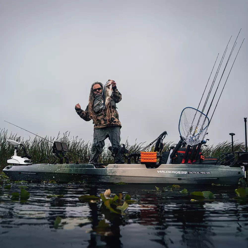 WILDERNESS SYSTEMS - Kayak de pêche Wilderness Systems Tactical Pro 128 - Brown - 9751325182 - LIFE STYLE 1