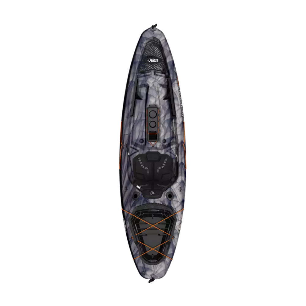 PELICAN - Challenger 100X Angler Fishing Kayak - Black - MBF10P304 - TOP