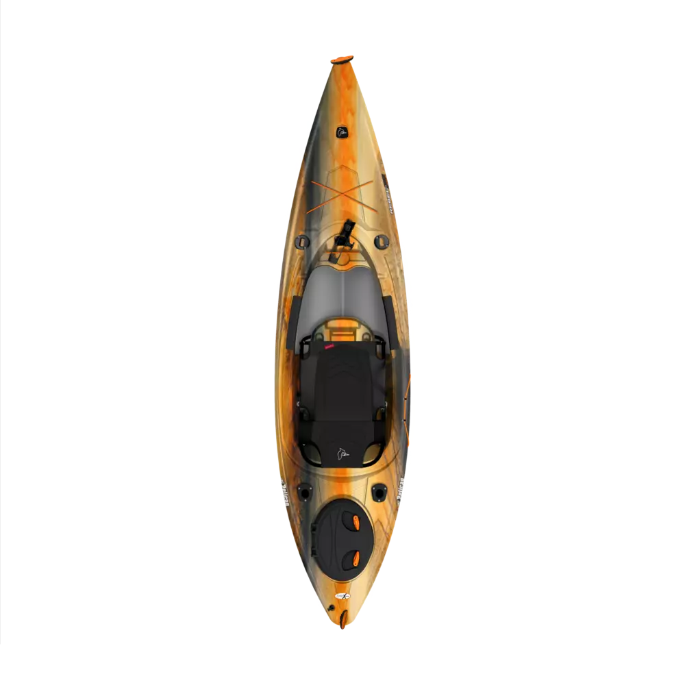 PELICAN - Rebel 100XR Angler Fishing Kayak - Grey - MDP10P700 - TOP
