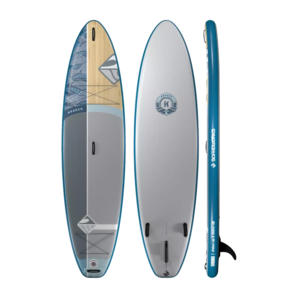BOARDWORKS - Shubu Kraken 11' Inflatable Paddle Board - Blue - 4450539533 - TOP