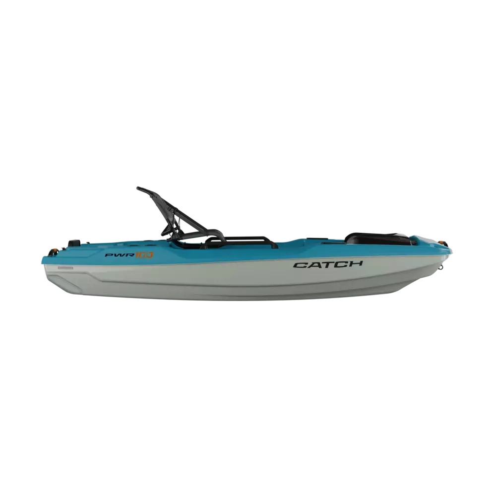 PELICAN - Catch PWR 100 Fishing Kayak - Blue - MFP10P300-00 - SIDE