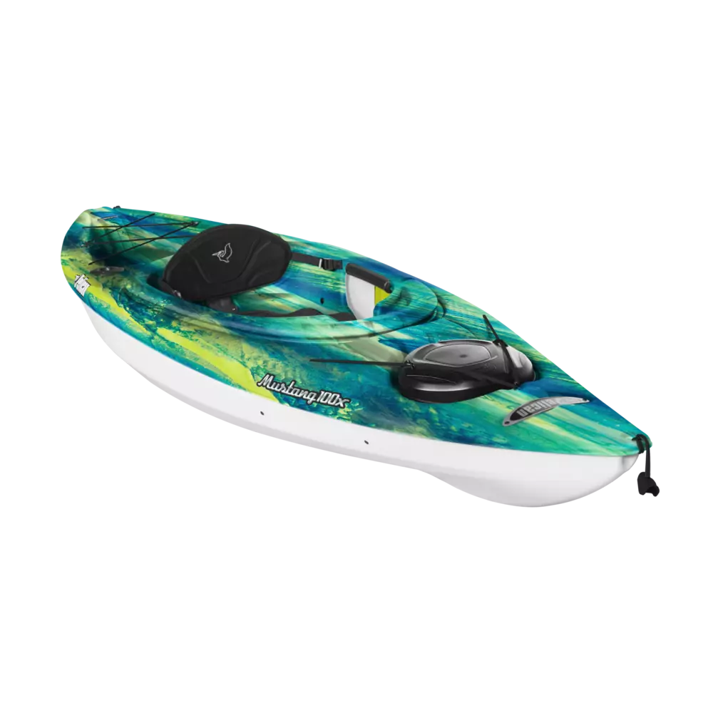 PELICAN - Mustang 100X Recreational Kayak - Grey - KYF10P102 - ISO
