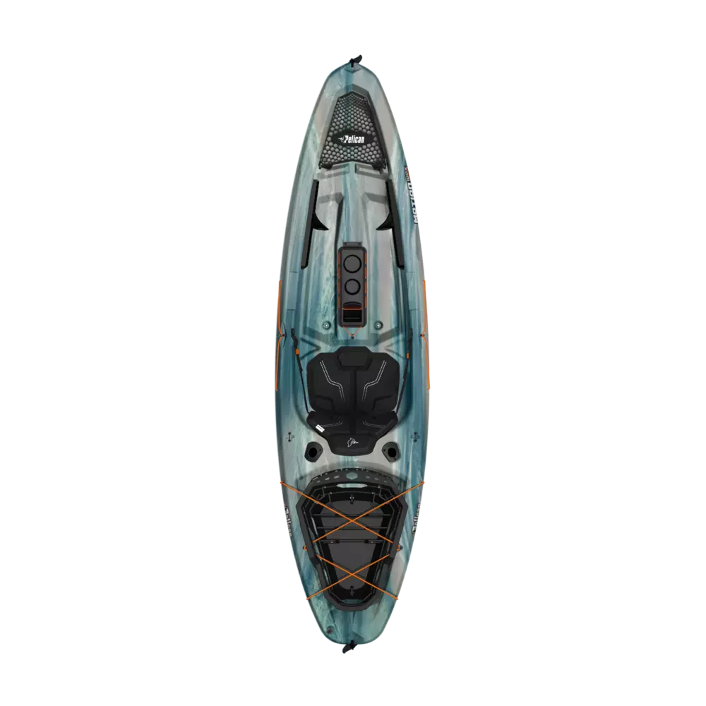 PELICAN - Sentinel 100X Angler Fishing Kayak - Grey - MBL10P205-00 - TOP