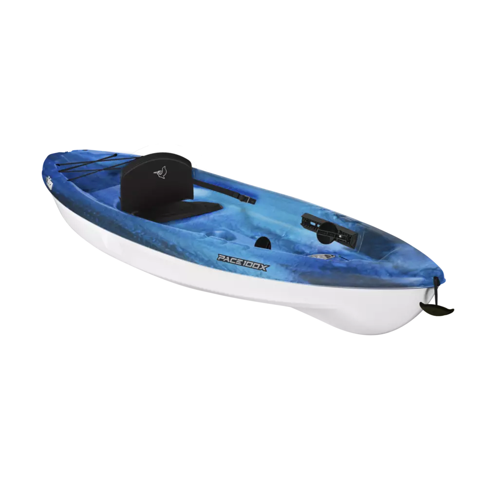 PELICAN - Pace 100X Sit-on Recreational Kayak - Grey - KVF10P204 - ISO