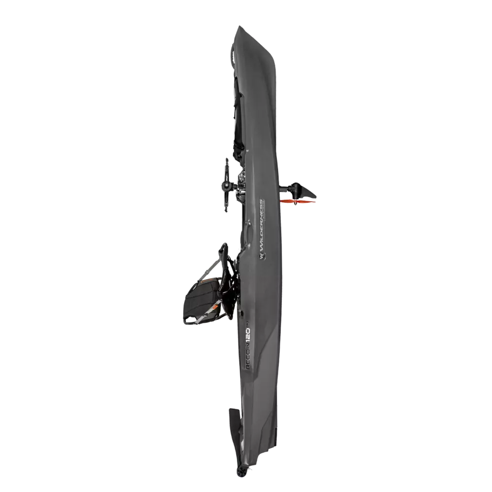 WILDERNESS SYSTEMS - RECON 120 HD Fishing Kayak with AirPro ACES seat - Grey - 9751094153 - SIDE
