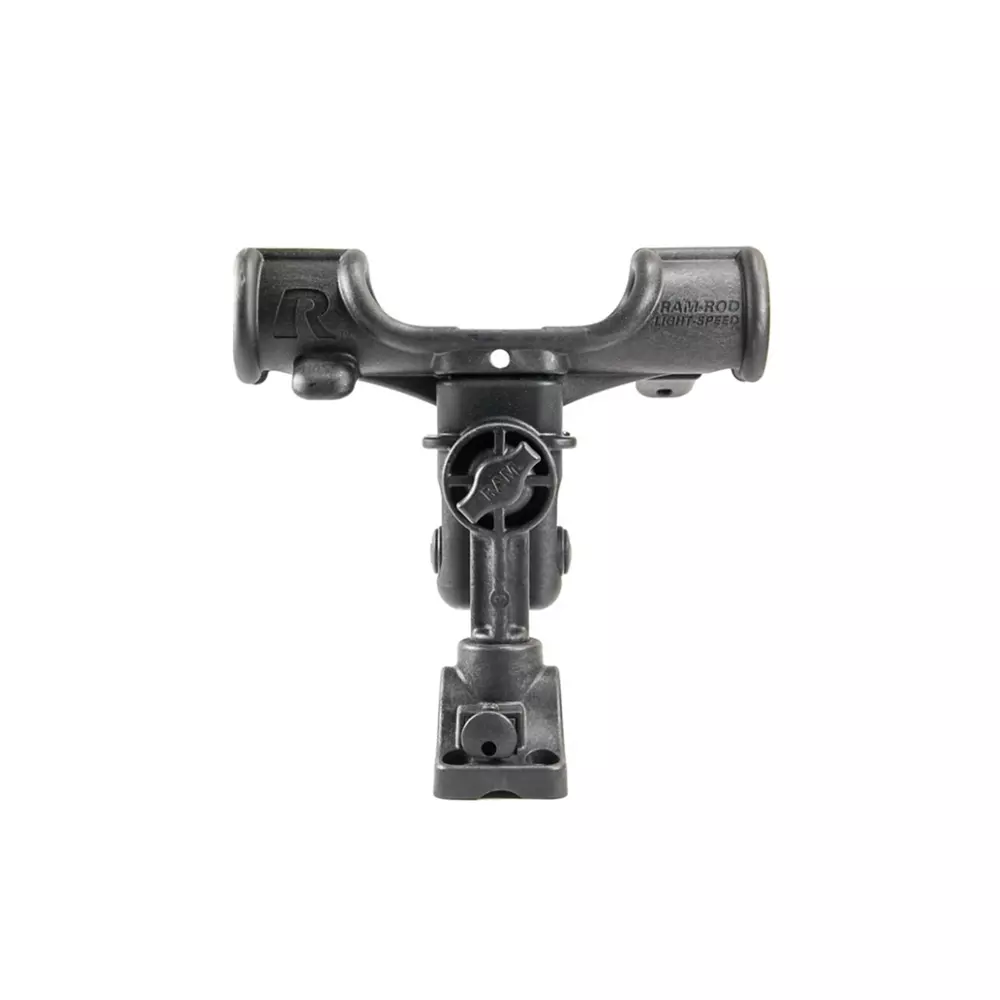 PERCEPTION - RAM-ROD Light-Speed Rod Holder with Bulkhead/Flat - Black - 8023518 - SIDE