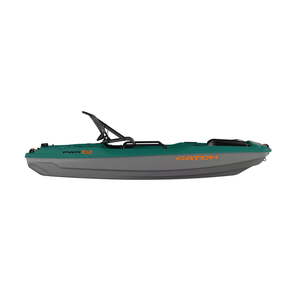 PELICAN - Catch PWR 100 Fishing Kayak - Green - MFP10P104-00 - SIDE