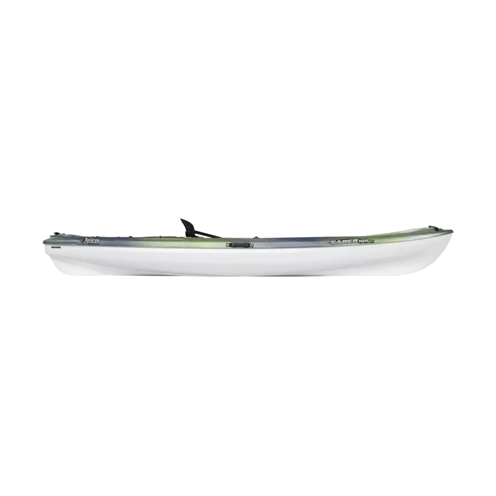 PELICAN - Saber 100XP Recreational Kayak - Grey - KWP10P103 - SIDE