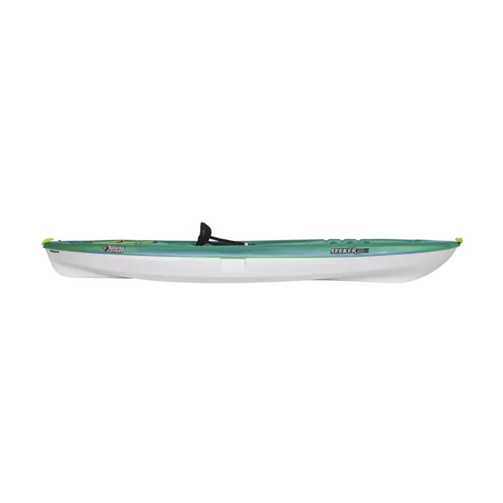 PELICAN - Seeker 100X Recreational Kayak with Paddle - Blue - KVF10P703 - SIDE