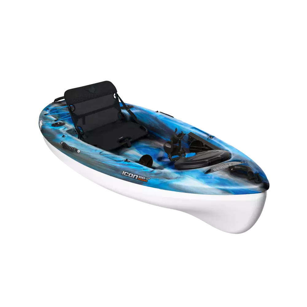 PELICAN - Kayak Icon 100XP Angler Fishing Kayak - Grey - KBP10P309 - ISO