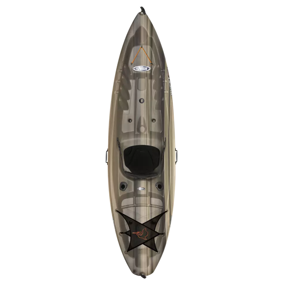 PELICAN - Quest 100X Angler Fishing Kayak - Black - KVF10P160 - TOP