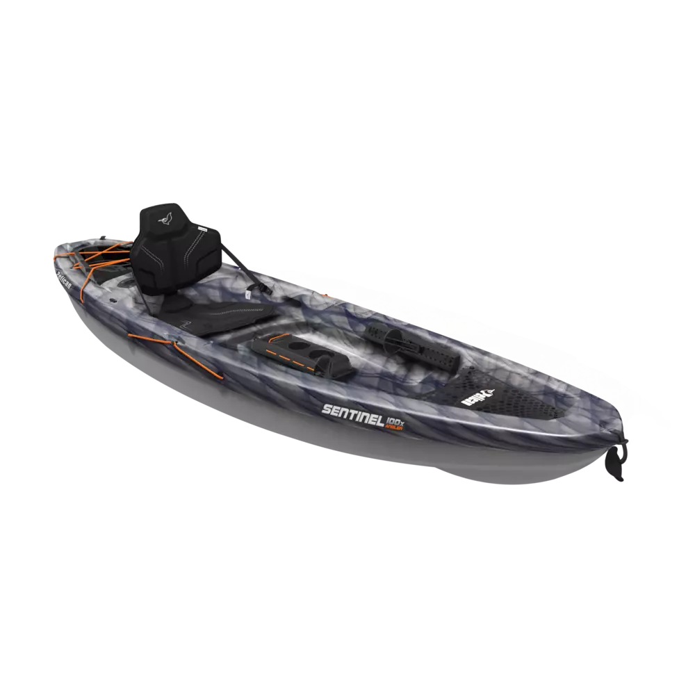 PELICAN - Sentinel 100X Angler Fishing Kayak - Black - MBF10P104-00 - ISO