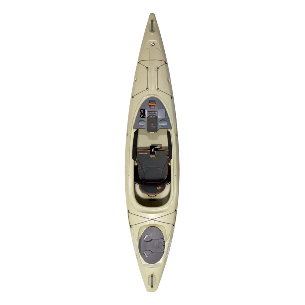 WILDERNESS SYSTEMS - Pungo 125 Recreational Kayak - Discontinued color/model - Brown - 9731079181 - TOP
