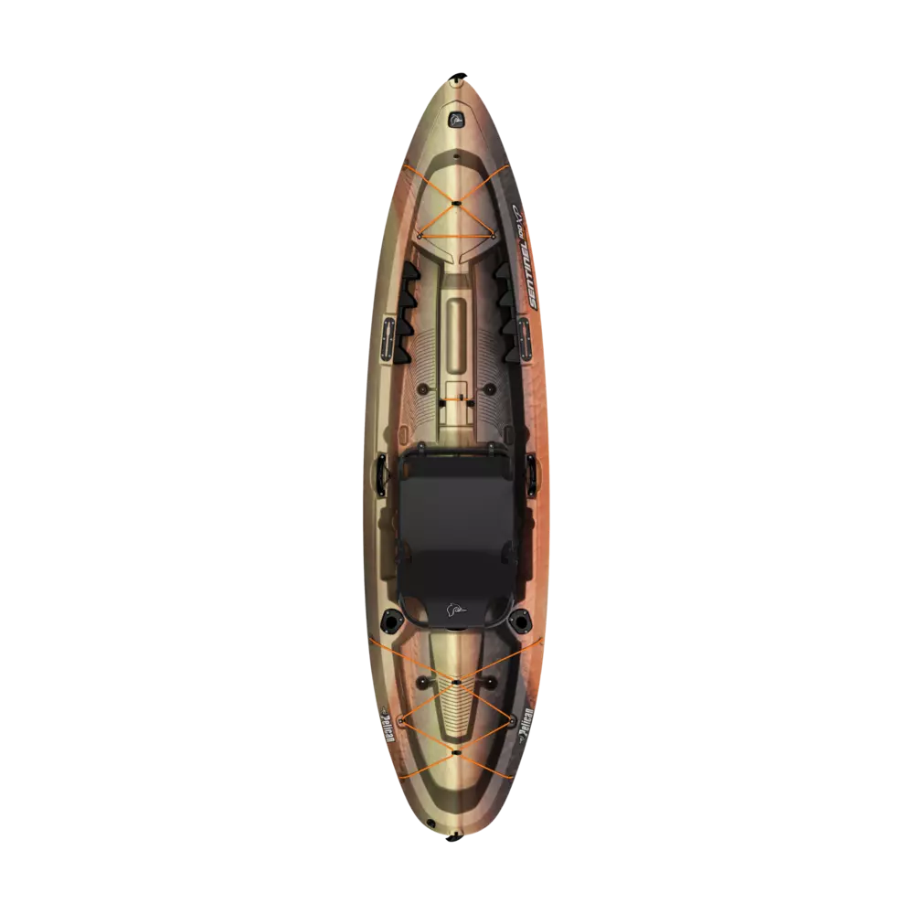 PELICAN - Sentinel 100XP Angler Fishing Kayak - Orange - MGF10P101-00 - TOP