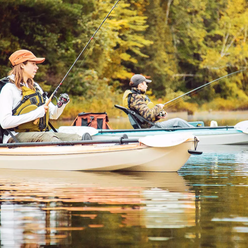 PELICAN - Sentinel 100XP Angler Fishing Kayak - Blue - MGF10P201 - LIFE STYLE 1