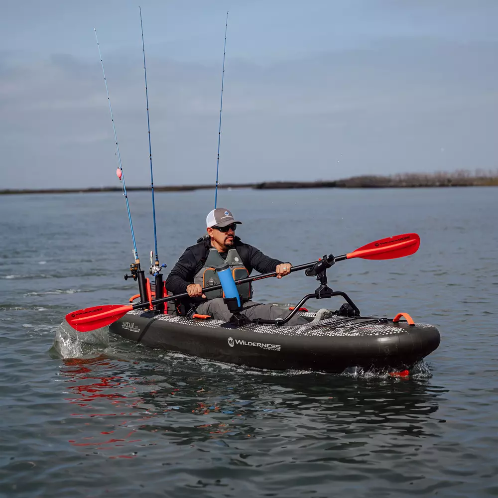 WILDERNESS SYSTEMS - Inflatable Drop-stitch Fishing Kayak iATAK 110 - Brown - 9751154801 - LIFE STYLE 3