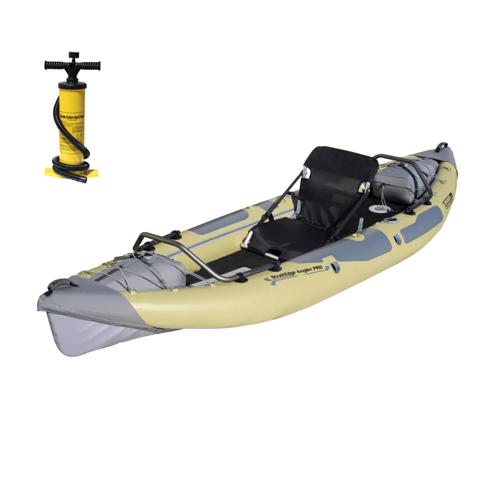 ADVANCED ELEMENTS - StraitEdge™ Angler Pro Kayak with Pump - Black - AE1055-P - ISO 