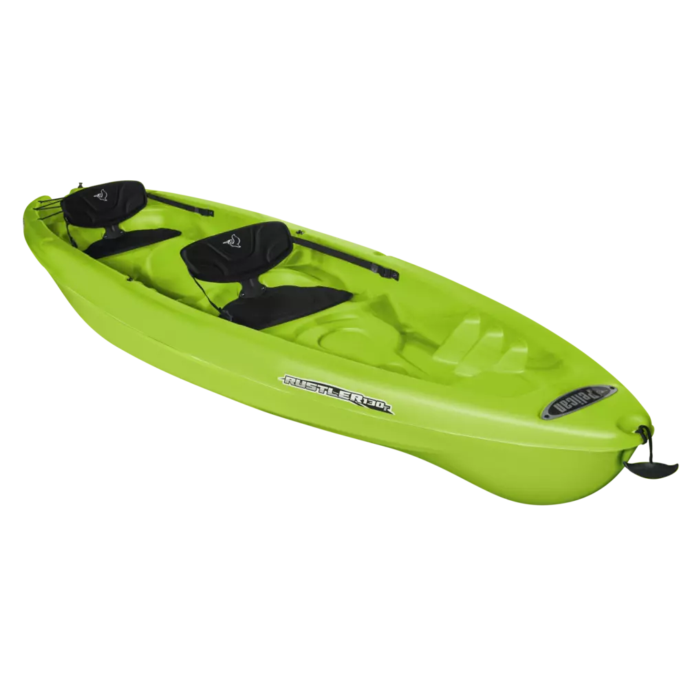 PELICAN - Rustler 130T Tandem Kayak - Green - KUA13P100 - ISO 