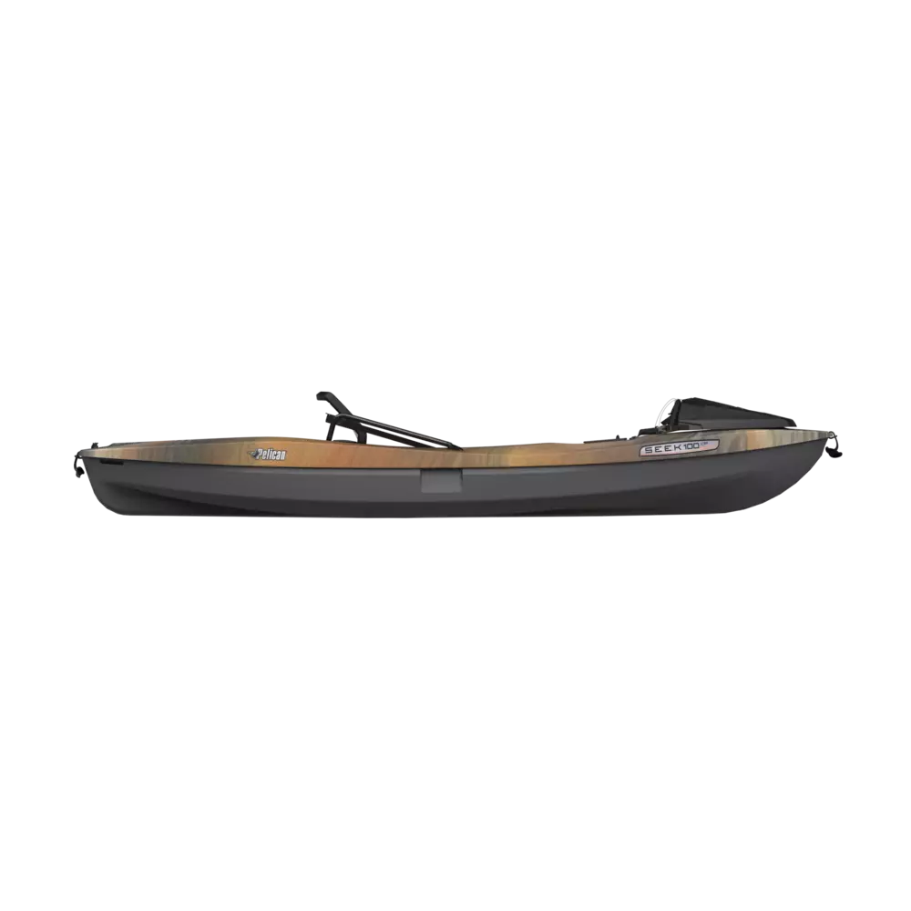 PELICAN - SEEK 100XP Angler Fishing Kayak - Grey - MKL10P605-00 - SIDE