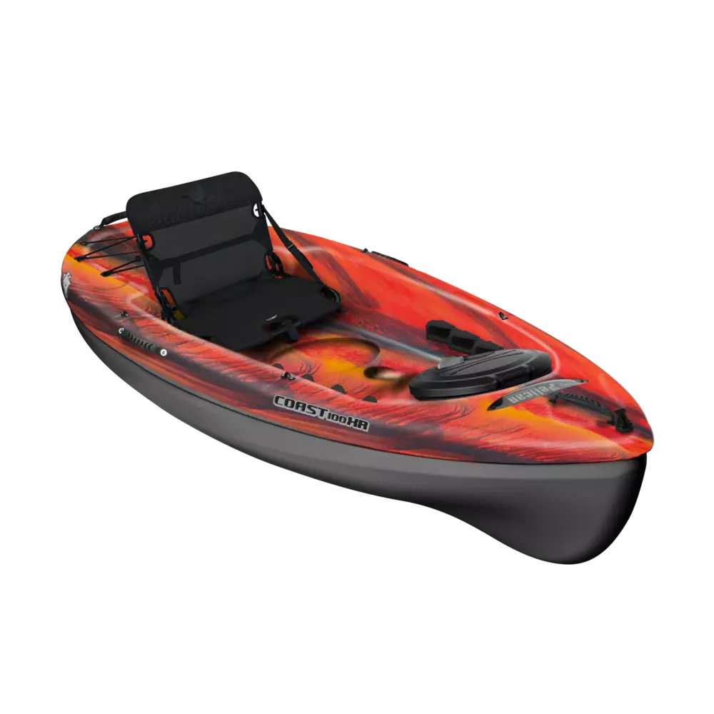 PELICAN - Coast 100XR SOT Recreational Kayak - Yellow - KBP10P104 - ISO